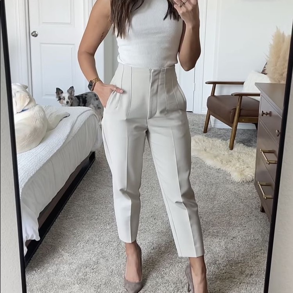 Zara High waisted trousers